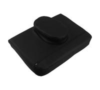 VALICLUD Massage Table Headrest Pillow Ergonomic Black PU, Comfortable Cushion for Spa Bed and Facial Therapy, Portable Supportive Design