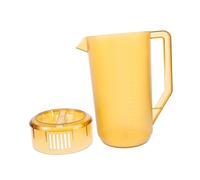 VALICLUD Matte Finish Portable Plastic Juice Pitcher with Measuring Scale Iced Tea Jug for Cold Beverage Serving Accurate Portioning for Home and Party Use
