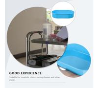 VALICLUD Medical Storage Disinfection Plate with Capacity Ergonomic Design Lightweight Medicine Serving and Changing Container for Hospitals Clinics Nursing Homes