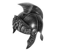 VALICLUD Medieval Knight Cosplay Helmet: Roman Soldier Costume Plastic Hat Prop Warrior Headgear For Masquerade Party Historical Role Play