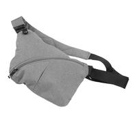 VALICLUD Men’s Gray Left Shoulder Chest Bag Crossbody Sling Bag for Travel with Anti-theft Design and Compact Underarm Carry
