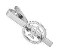 VALICLUD Men’s Stainless Steel Tie Clip Necktie Fastener with Balanced Scales Design Silver Metal Tie Pin for Business, Court, Wedding and Banquet Use