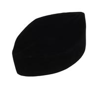 VALICLUD Men's Islamic Velvet Boat Hat Southeast Asian Inspired Prayer Cap Sturdy Headwear for Worship Community and Festive Events
