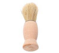 VALICLUD Men's Retro Beard Brush with Soft Bristles for Comfortable Grooming Portable Neck Duster Hair Salon Shaving Tool Stylish Vintage Design for Home and Barber Use