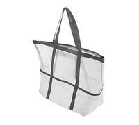 VALICLUD Mesh Shower Tote Bag Portable Beach Organizer Durable Breathable Design for Toiletries for Travel Shell Collecting Lightweight Mesh Construction