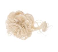 VALICLUD Messy Bun Hairpiece Soft Elastic Hair Donut Extension for Women Easy Twist and Secure Voluminous Wavy Synthetic Hair Accessory for Chic Updo Styles