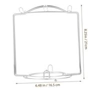 VALICLUD Metal Desktop Coffee Cup Holder with Stable Base and Wide Plate Stand High-Grade Iron Mug Organizer for Cups for Kitchen Countertop