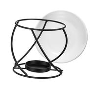 VALICLUD Metal Tealight Wax Melt Warmer for Aromatherapy Controlled Heat Oil Burner Sleek Fragrance Diffuser for Home Bedroom Yoga Relaxation and Seasonal Scent Experience