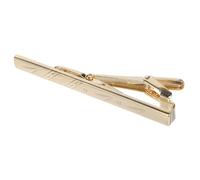 VALICLUD Metal Tie Clip for Men Sturdy Business Necktie Bar Pin with Golden Finish and Easy Fastening for Weddings Banquets Fathers Husbands and Boyfriends