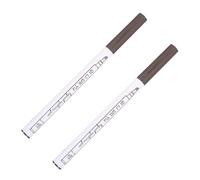 VALICLUD Micro-Fork Tip Eyebrow Pencil 2Pcs Set Chestnut Brown for Daily Natural Eyebrow Makeup and Microblading Application