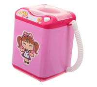 VALICLUD Mini Electric Makeup Brush Cleaner Machine Sponge Puff Cleaning Function, Automatic Deep Cleaning Portable Tool for Women, Pink, Battery Not Included