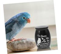 VALICLUD Mini Pet Bird Urn Memorial Keepsake with Lid for Ashes Preservation Small Sealed Cremation Urn for Cherished Pet Birds Dignified Resting Place to Keep Loved Ones Close