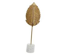 VALICLUD Minimalist Iron Craft Desktop Ornament with Base Artistic Home Decoration for Office Bedroom Living Room Compact Table Adornment Unique Leaf Design Refined Art Craft