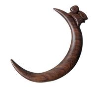 VALICLUD Moon Hairpin Stick for Women Lightweight Wood Chinese Hair Stick Elegant Bun Holder Versatile Hair Styling Tool for All Occasions Traditional Design for Classical Beauty