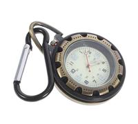 VALICLUD Mountaineering Buckle Watch Carabiner Clip Outdoor Sport Hiking Watch for Backpacker Pocket Use Random Color