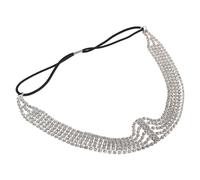 VALICLUD Multi-layer Rhinestone Wedding Chain for Women Elegant Hair Accessory for Brides and Girls and Comfortable for Weddings and Special Occasions