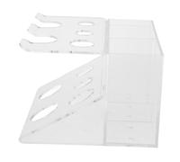 VALICLUD Multi-use Desk Organizer Acrylic Compartment Vanity Holder Toothbrush Modern