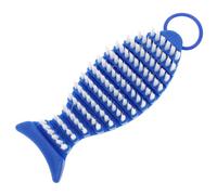 VALICLUD Multifunctional Curved Brush Soft Bristles, for Fitness Equipment Nano Barbell Fish-shaped Cleaning Brush Maintenance for Barbell and Dumbbell