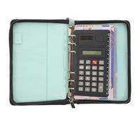 VALICLUD Multifunctional Pu Leather Budget Envelope Wallet Set with Large Capacity Zipper Clutch Bag for Cash and Credit Card Storage Portable Money Organizer with 1 Shell 12 Colored