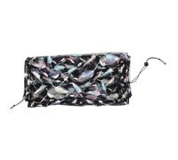 VALICLUD Multipurpose Black Mesh Bird Cage Cover with Elastic Cord, 40cm Height Adjustable Netting, Protective Birdcage Accessory for Parrots, Thrushes, and Songbirds, Dustproof