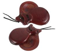 VALICLUD Musical Education Toys for Boys and Girls Boys and Girls Castanet Toys Rhythm Wooden Musical Instruments Set