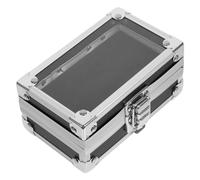 VALICLUD Nail Drill Bit Holder Box with Black Storage Case for Salon and Home Use Practical Organizer for Nail Bits