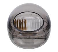 VALICLUD Nail Drill Bits Cleaner Brush Case With Clear Covers Detail Wire Cleaning Brush For Efficient Nail Tool Maintenance Ideal For Salon And Home Use