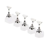 VALICLUD Nail Tray Display Stand for Practice Manicure Japanese Style Acrylic Resin Nail Holder with Magnetic Attachment for Beginners