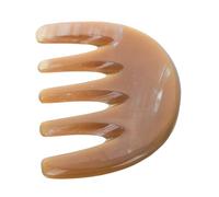 VALICLUD Natural Buffalo Horn Wide Tooth Comb Head Scratcher Scalp Massager for Men Women Static Hair Loss Comb Large Wide Tooth Scalp Massage