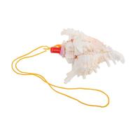 VALICLUD Natural Conch Shell Whistle for Blowing with Pleasant Sound and Decorative Design, Unique Conch Shaped Outdoor Whistle for Training and Party Supplies