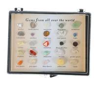 VALICLUD Natural Mineral Stones Types Polished Irregular Stone Decor for Desk Decoration and Geological Teaching Collection