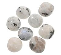 VALICLUD Natural Polished Tumbled Moonstone Crystals 2-3cm Bulk 100g Aromatherapy Diffuser Stones for Home Decoration and Healing Therapy