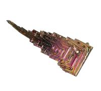 VALICLUD Natural Rainbow Bismuth Metal Crystal Mineral Specimen Crystal Block for Teaching Science Desktop Decoration and Collection
