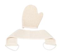VALICLUD Natural Sisal Jute Bathing Gloves Exfoliating Mitts for Shower Body Wash Gloves Dual Texture Back Scruber Hand Exfoliating Scrub
