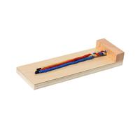 VALICLUD Natural Wood Hair Braiding Teaching for Educational Braid Practice Kit for Early Learning Develops Fine Motor Skills and Hand Eye Coordination Safe Non Toxic Material