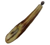VALICLUD Natural Yellow Horn Scraping Tube Tool for Body Massage Relaxation and Spa Care Random Color Scraping Massager for Tense Muscles