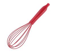 VALICLUD Non Slip Handle Silicone Egg Whisk for Beating Stirring and Creaming Food Grade Balloon Whisk Kitchen Utensil for Mixing Eggs Sauces and Salads Random Color