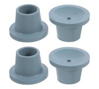VALICLUD Non-Slip Rubber Feet for Shower Chair 4 Pack 1.12 Inch Silicone Chair Leg Floor Protectors for Bath Stool Replacement Caps