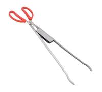 VALICLUD Non-Slip Stainless Steel Crab Clamp with Serrated EEL Tong Multi-Functional Seafood and Garbage Clip Tool for Loach Shrimp and Fishing Use