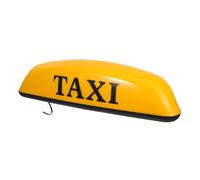 VALICLUD Nonslip LED Roof Light for Taxi Cab Yellow Car Top Lamp with Suction Cup Base for DIY Logo Design Stable Installation for International Use