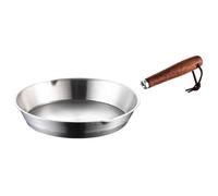 VALICLUD Nonstick Mini Frying Pan 10.43In Lightweight Small Egg Skillet with Heat-Resistant Handle for Outdoor BBQ and Breakfast Cooking
