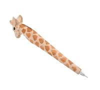 VALICLUD Novelty Wooden Giraffe Shaped Gel Pen with Ergonomic Comfort and Reduces Hand Fatigue, Cute Animal Stationery for Office and School Use, Christmas Gift for Students and Adults