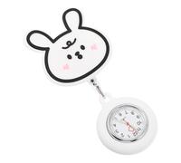 VALICLUD Nurse Pocket Watch Cartoon Clip-on Chest Watch Stretchable Portable for Staff with Sturdy Case Suitable for Healthcare Professionals