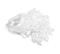 VALICLUD Old Man Dressed up Wig Realistic Long Hair for Halloween Christmas Cosplay Costume Prop Funny Accessory for Adults Women Grandma Elderly Party