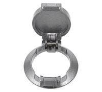 VALICLUD One-button Start Protective Cover for Cars Suvs and Trucks in Grey Made of Zinc Alloy Scratch Resistant Flip-top Design for Push Start Stop Ignition