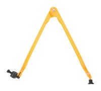 VALICLUD Orange Plastic Compass for Drawing Circles Lightweight and Portable Adjustable Radius Suitable for School Teaching Demonstrations and Blackboard Drawing