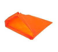 VALICLUD Outdoor Fabric Dustpan Bag for Garden and Office Use with Large Capacity to Store Garbage and Reduce Cleaning Frequency, Sturdy Orange Dust Bags for Sweeping and Waste Collection