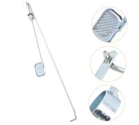 VALICLUD Outdoor Garbage Bin Pedal Replacement Metal Foot Pedal for Large Trash Can Corrosion Resistant Hands Operation Suitable for Garden and Park Use