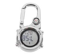 VALICLUD Outdoor Hanging Watch Carabiner Hook Watch for Backpack Fob Multi-Function for Field and Climbing Activities