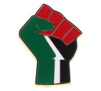 VALICLUD Palestine Flag Lapel Pin - Metal Badge with Palestinian National Flag and Fist for Clothes, Backpack, Hat - Patriotic Alloy Brooch for Personal Style and Freedom Expression